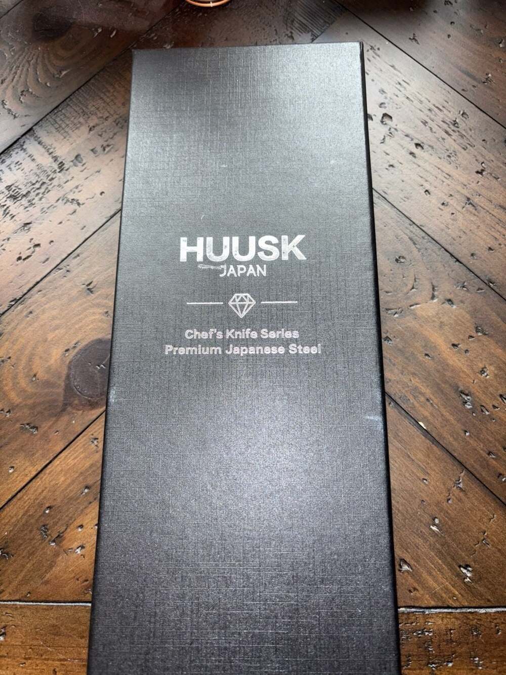 Huusk Authentic Japanese Steel Viking Chef Knife with Leather Sheath